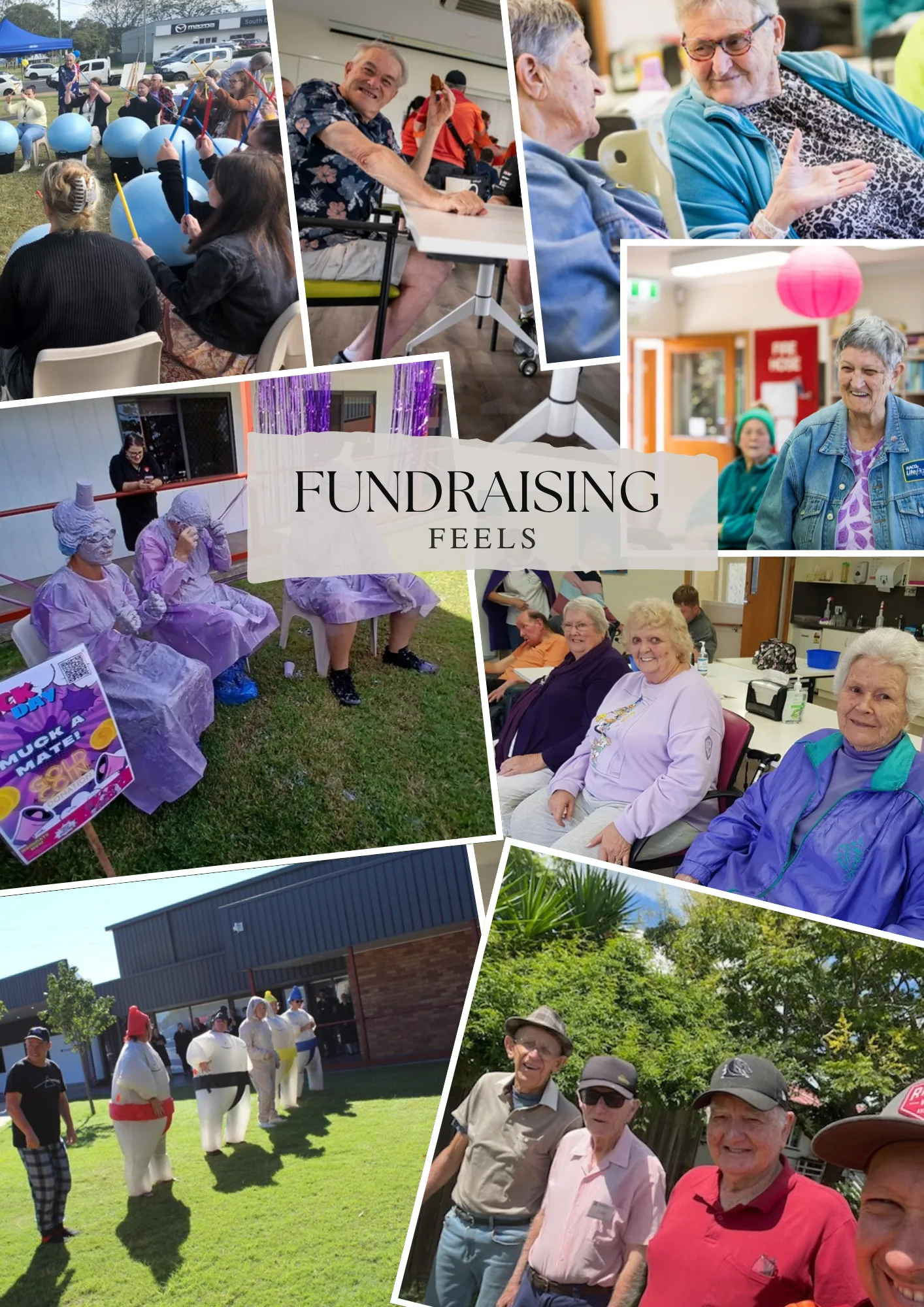 SBcare staff participating in community fundraising and awareness events throughout the year.